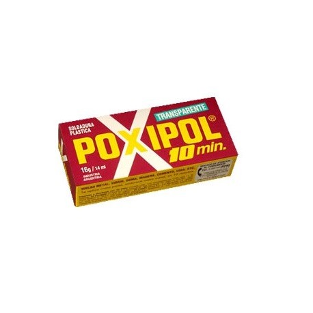 POXIPOL 10MIN TRANSPARENTE 16G/14ML